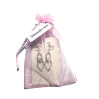 Clipoorbellen dubbele druppels chique, hangoorbellen